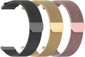 Magnetic Loop Metal Chain SmartWatch Band Black, Gold, Silver